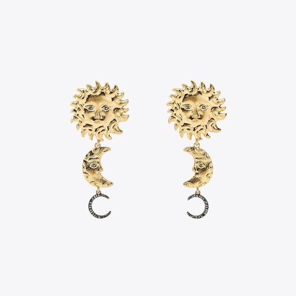 NWT ZARA SUN AND MOON EARRINGS - Picture 4 of 9